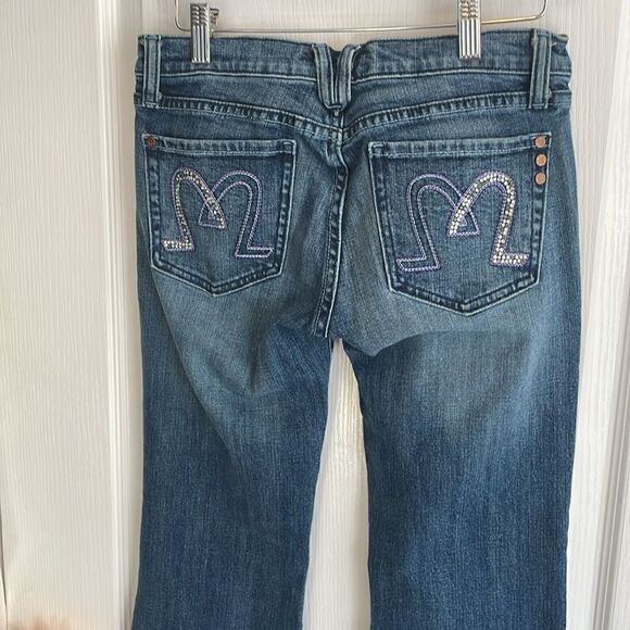 Miss Me Gabrielle Chicago B Distressed Wide Leg Bottom Jeans-28-Great Condition - Picture 3 of 11